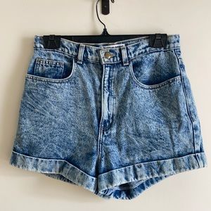 acid wash mom short